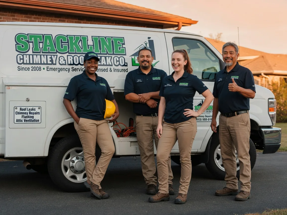 Chimney flashing repair company in North Kingsville, OH